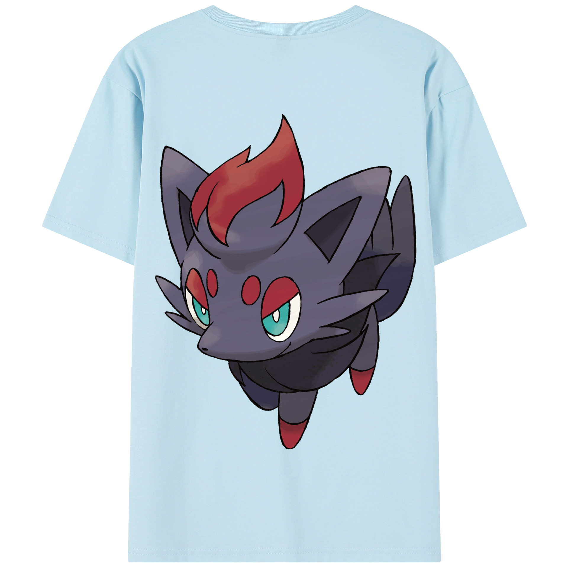 （画像用） ポケットモンスター Pokémon 綿100％半袖Tシャツ（背面プリント）